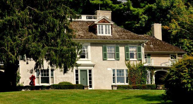 Stockbridge, Massachusetts - September 16, 2014:  1896 Colonial Revival Chesterwood, summer estate of American sculptor Daniel Chester French (1850-1931)