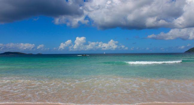 Beach, Smugglers Cove Beach, Tortola, British Virgin Islands, Caribbean