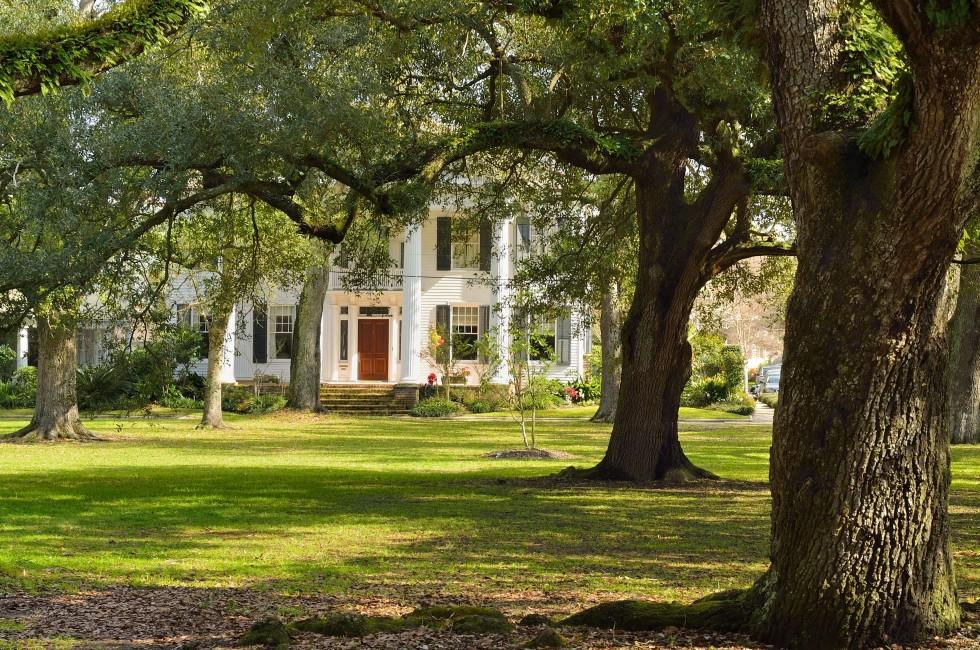 Villa at Audubon Park in New Orleans.