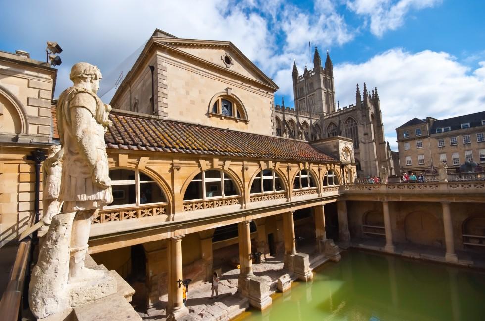 Roman baths, Bath, Somerset, UK; 