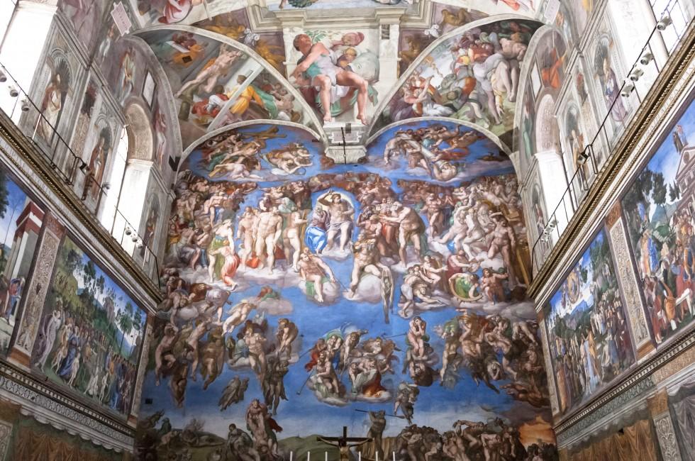 The Last Judgement, Sistine Chapel, Vatican, Rome