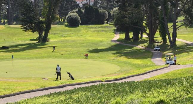 Golf, Lincoln Park, San Francisco, California, USA