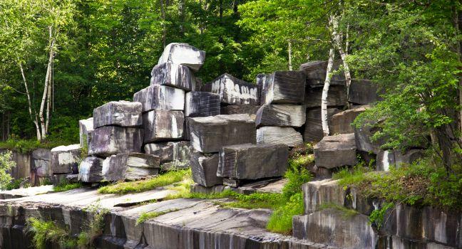 In Dorset, Vermont,  is the oldest marble quarry in the U.S., operational from 1785 to 1917.