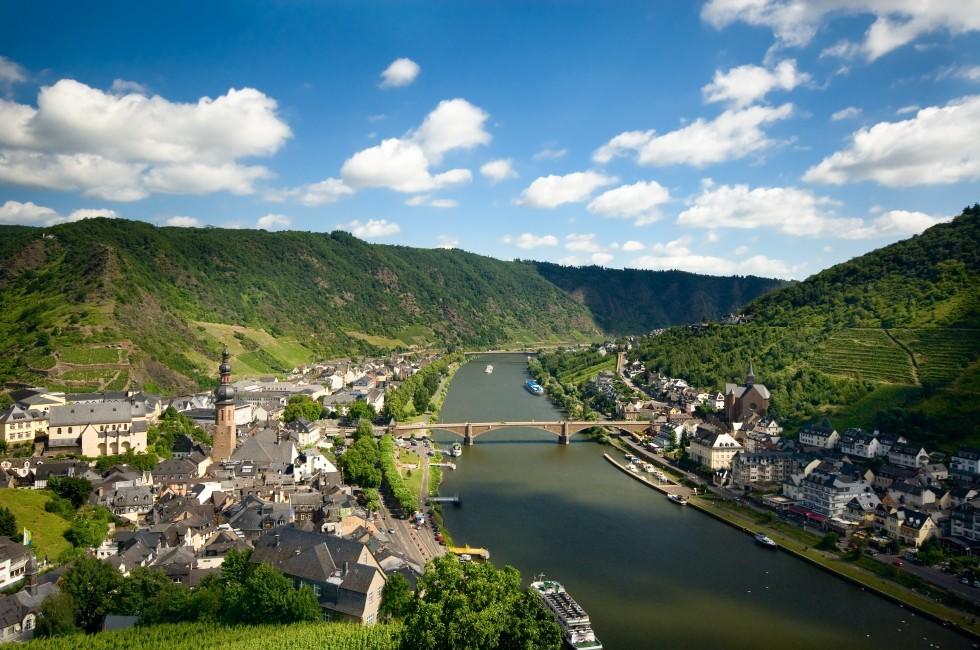Cochem germany; beautiful village with vineyards and forest along the mosel river in cochem germany; Shutterstock ID 14467948; Project/Title: Viking Destinations; Downloader: Fodor's Travel