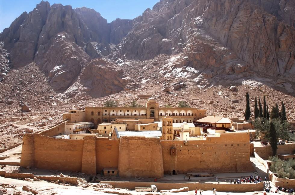 Mountain cloister-Monastery of St. Catherine in Egypt, Sinai