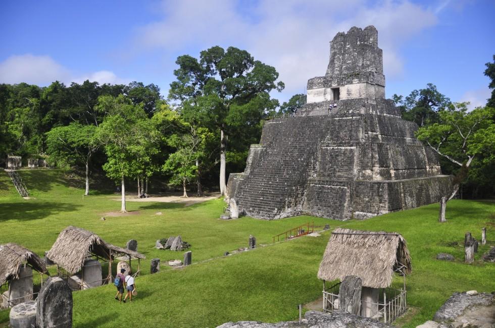 Templo II, Gran Plaza at Tikal, Guatemala. 
