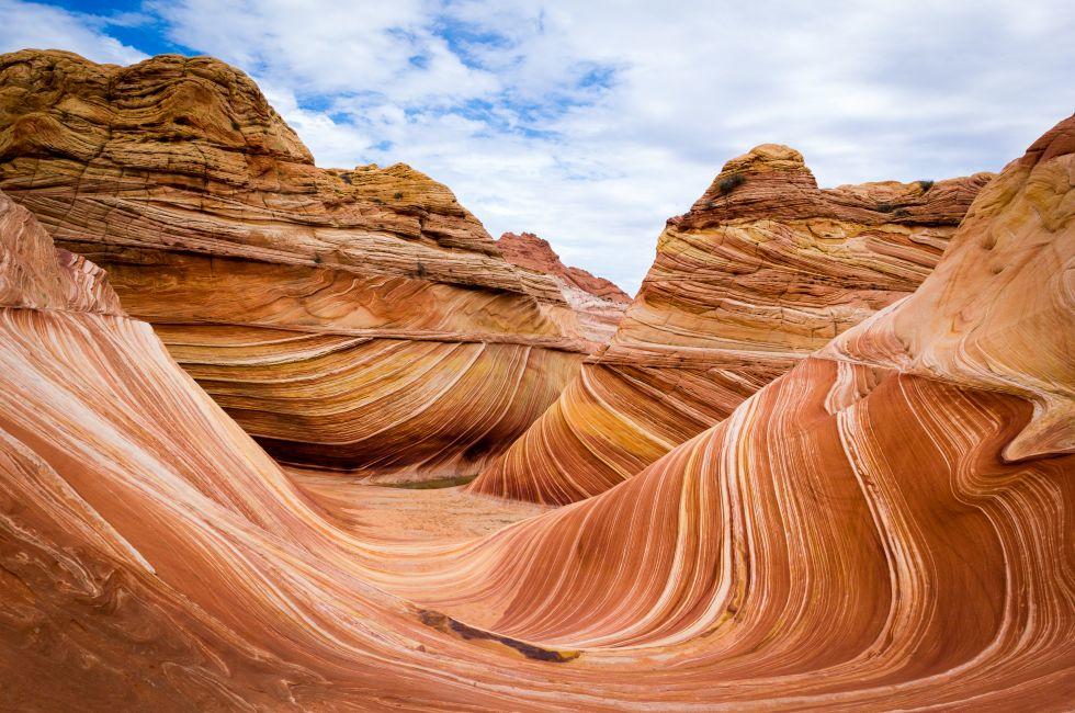 Amazing rock formation in Arizona, The Wave. Parya Canyon Vermillion Cliffs, Coyote Buttes Wilderness