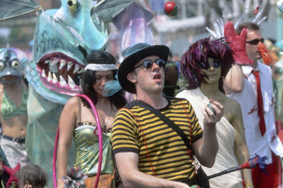 juggler, Mermaid Parade, Coney Island, Brooklyn, NY