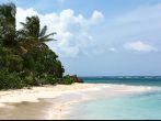 Panorama of the gorgeous white sand filled Flamenco beach on the Puerto Rican island of Culebra.; 